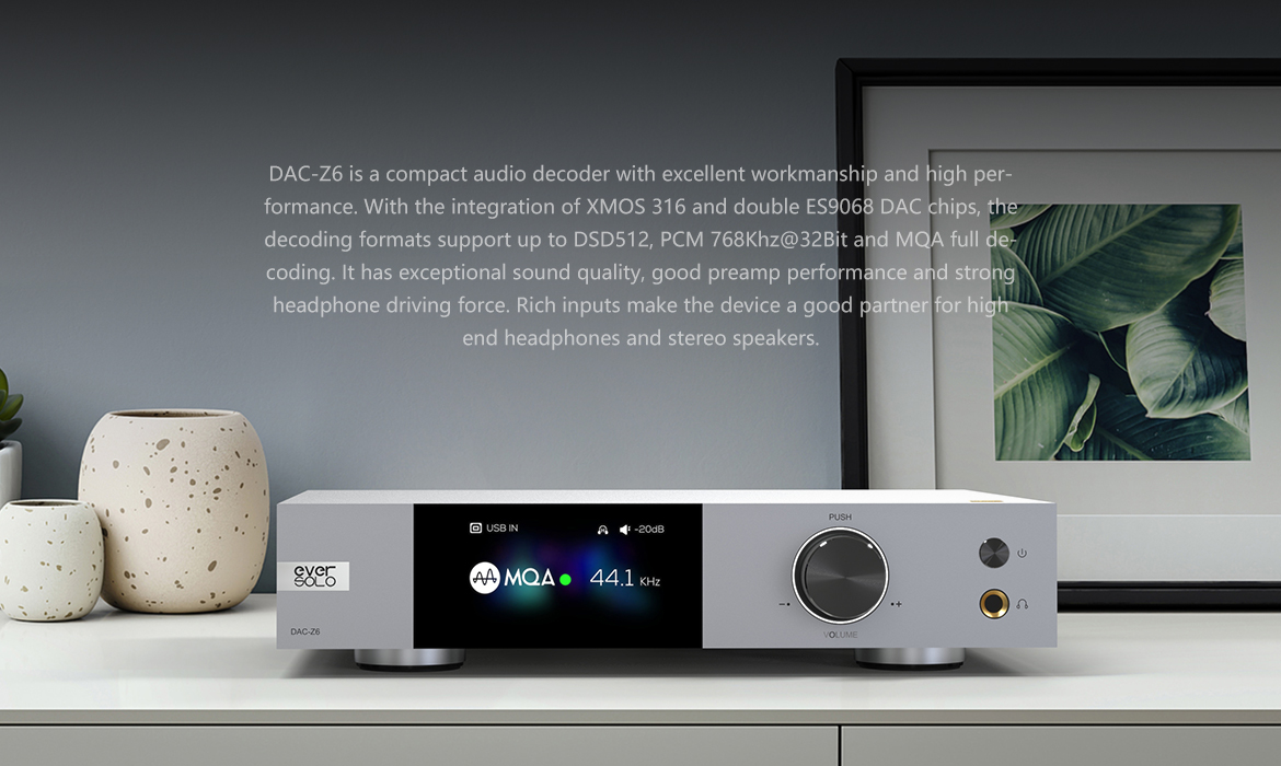 eversolo DAC-Z8 - Décodeur audio numérique (DAC) compact — https