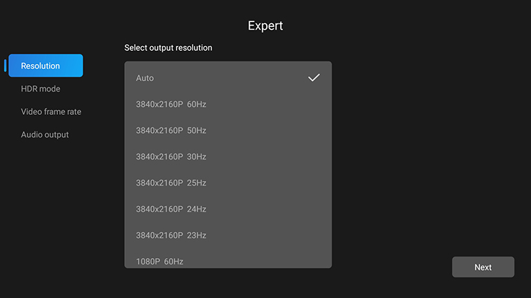Product Zidoo OS