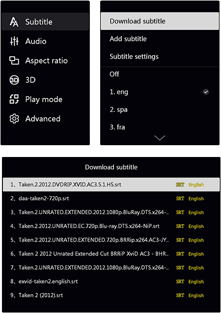 ZIDOO X7 box android apps box