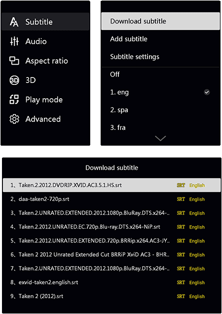 ZIDOO X7  box android apps box