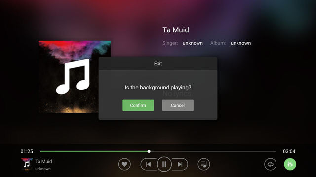 ZIDOO X9S APPS Music
