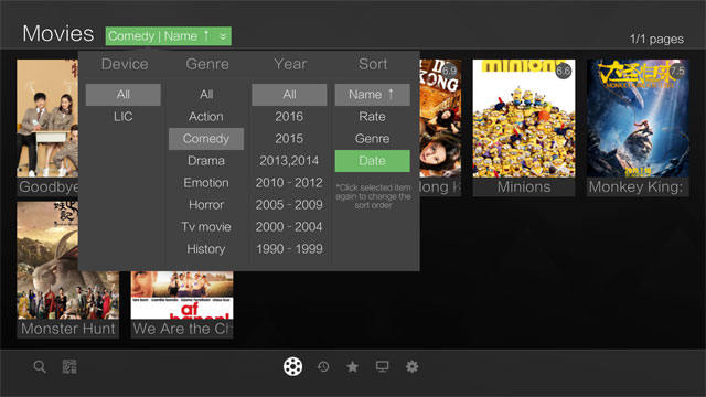 ZIDOO X9S APPS ZIDOO Threater