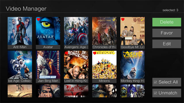 ZIDOO X9S APPS ZIDOO Threater