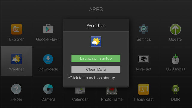 ZIDOO X9S APPS Launcher