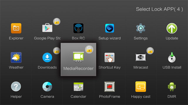 ZIDOO X9S APPS Launcher